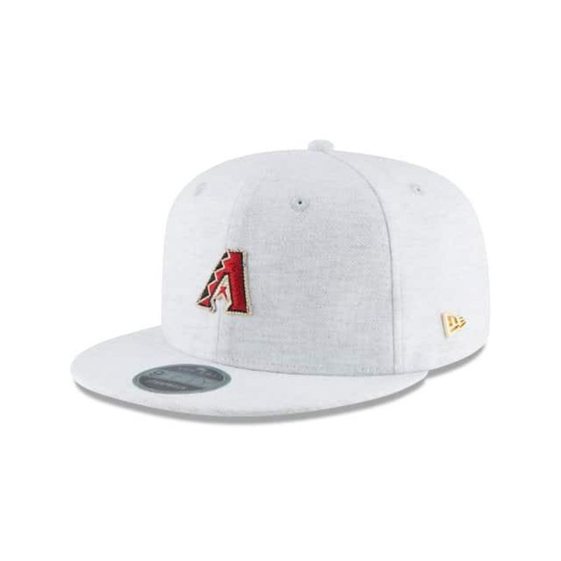 MLB Arizona Diamondbacks Micro Stitch 9Fifty Snapback (BSW0292) - Grey New Era Caps